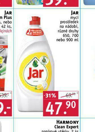 Rossmann Jar prostředek na mytí nádobí nabídka
