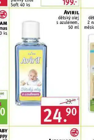 Rossmann Aviril dětský olej s azulenem nabídka