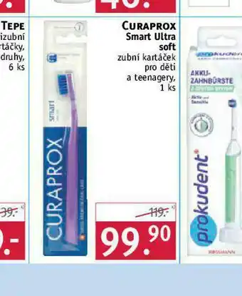 Rossmann Curaprox smart ultra soft zubní kartáček nabídka