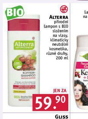 Rossmann Alterra přírodní šampon nabídka