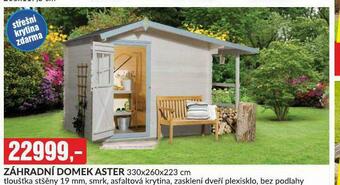 Baumax Zahradní domek aster nabídka