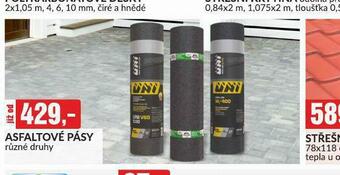 Baumax Asfaltové pásy nabídka