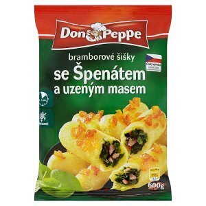 Don peppe bramborové šišky se špenátem a uzeným masem 600g