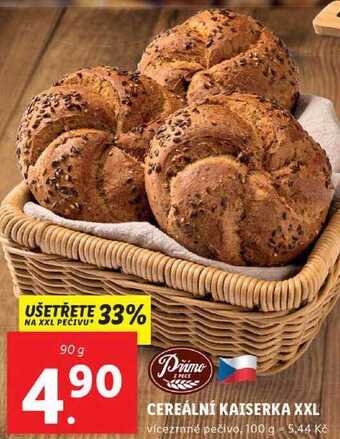 Lidl Cereální kaiserka xxl, 90 g nabídka