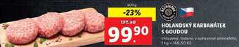 Lidl Holandský karbanátek s goudou, 600 g nabídka