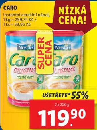 Lidl Caro, 2x 200 g nabídka