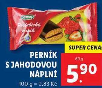 Lidl Perník s jahodovou náplní, 60 g nabídka