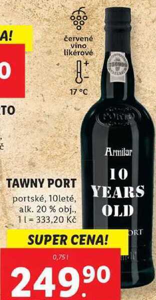 Lidl Tawny port, 0,75 l nabídka