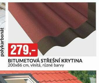 Baumax Bitumenová střešní krytina nabídka