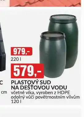 Baumax Plastový sud na dešťovou vodu nabídka
