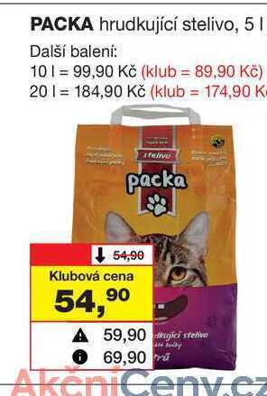 Barvy a laky drogerie Packa hrudkující stelivo, 5l nabídka