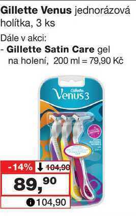 Barvy a laky drogerie Gillette venus jednorázová holítka, 3 ks nabídka
