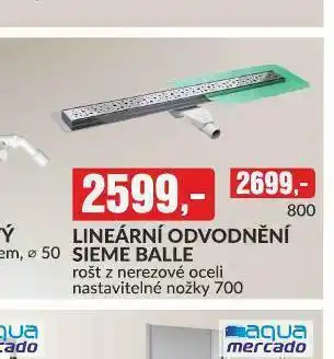 Baumax Linární odvodnění sieme balle nabídka