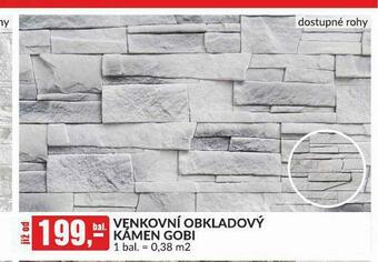 Baumax Venkovní obkladový kámen gobi nabídka