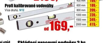 EVA Profi kalibrované vodováhy nabídka