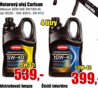 EVA Motorový olej Carlson nabídka