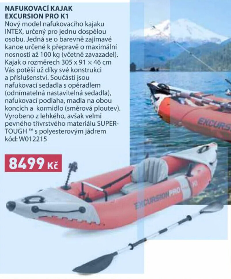 Wiky NAFUKOVACÍ KAJAK EXCURSION PRO K1 nabídka