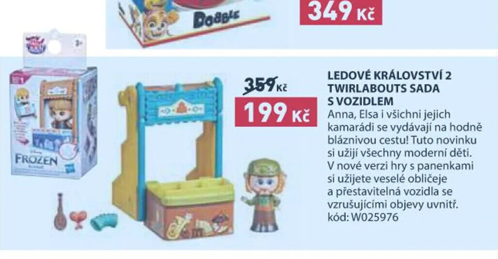 Wiky LEDOVÉ KRÁLOVSTVÍ 2 TWIRLABOUTS SADA S VOZIDLEM nabídka