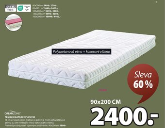 JYSK PĚNOVÁ MATRACE PLUS F85 nabídka
