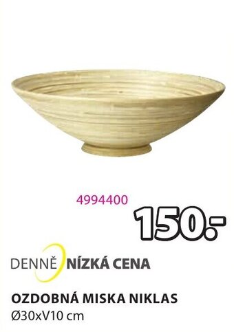 JYSK OZDOBNÁ MISKA NIKLAS nabídka