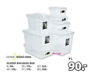 JYSK ÚLOŽNÝ BOX BASIC BOX nabídka