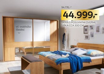 XXXLutz SKŘÍŇ S POSUVNÝMI DVEŘMI, ŠÍŘKA CCA 300 CM nabídka