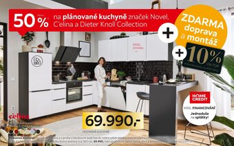 XXXLutz Vestavná kuchyně nabídka
