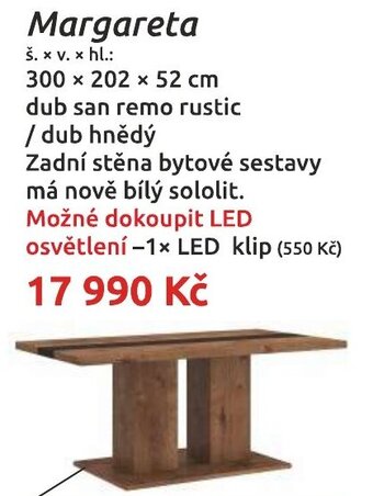 Orfa Nábytek Margareta š. x v. x hl.: nabídka