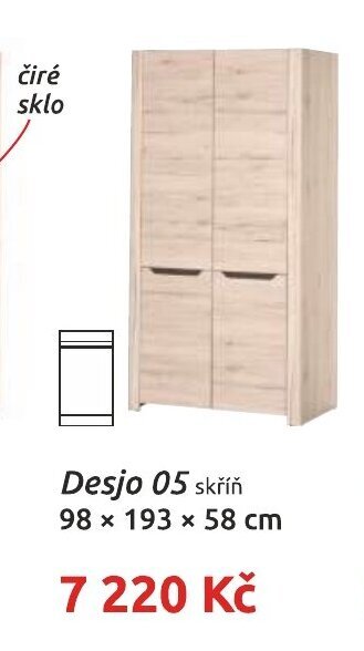Desjo 05 skříň 98 x 193 x 58 cm