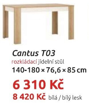 Orfa Nábytek Cantus B01 psací stůl 135 x 75 x 65 cm nabídka
