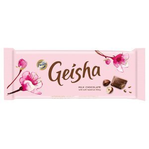 Lidl Fazer geisha mléčná čokoláda s náplní z lískových oříšků a nugátu 100g nabídka