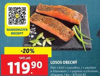 Lidl Losos obecný, 250 g nabídka