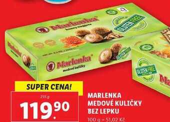 Lidl Marlenka medové kuličky bez lepku, 235 g nabídka