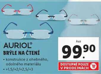 Lidl Brýle na čtení nabídka
