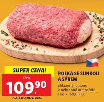 Lidl Rolka se šunkou a sýrem, 650 g nabídka