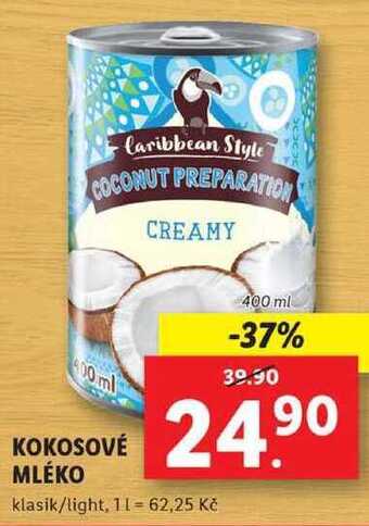 Lidl Kokosové mléko, 400 ml nabídka