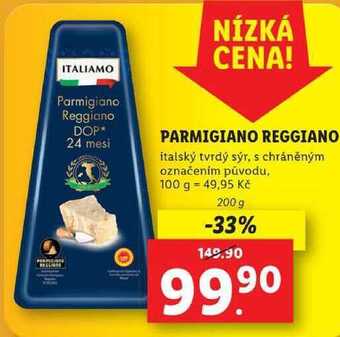Lidl Parmigiano reggiano, 200 g nabídka
