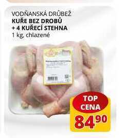 Flop Kuře bez drobů + 4 kuřecí stehna 1 kg nabídka