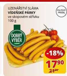 Flop Vídeňské párky ve skopovém střivku 100 g nabídka