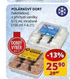 Flop Polárkový dort čokoládový, s příchutí vanilky 615 ml nabídka