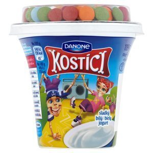 Flop Danone kostíci sladký bílý jogurt, vybrané druhy 109g nabídka