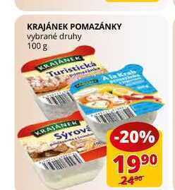 Flop Krajánek pomazánky vybrané druhy 100 g nabídka