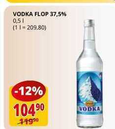 Flop Vodka flop 37,5% 0,5l nabídka