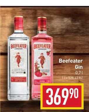 Billa Beefeater gin 0,7l nabídka