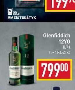 Billa Glenfiddich 12yo 0,7l nabídka
