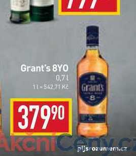 Billa Grant's 8yo 0,7l nabídka