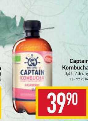 Billa Captain kombucha 0,4l nabídka