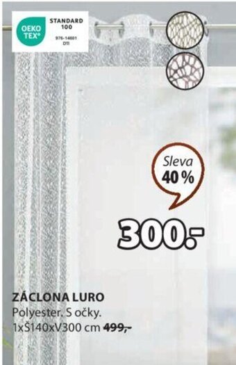 JYSK ZÁCLONA LURO nabídka