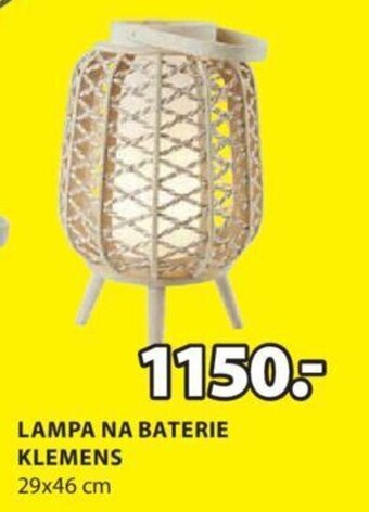 JYSK LAMPA NA BATERIE KLEMENS nabídka