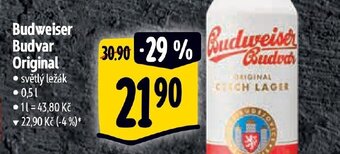 Albert Budweiser Budvar Original nabídka